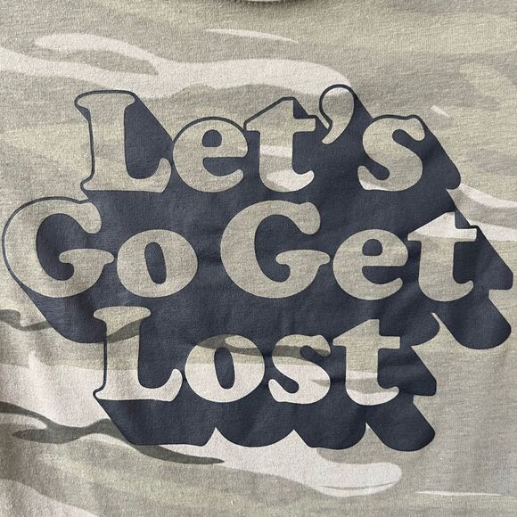 “Let’s Go Get Lost” Camo Tee - Picture 2 of 4